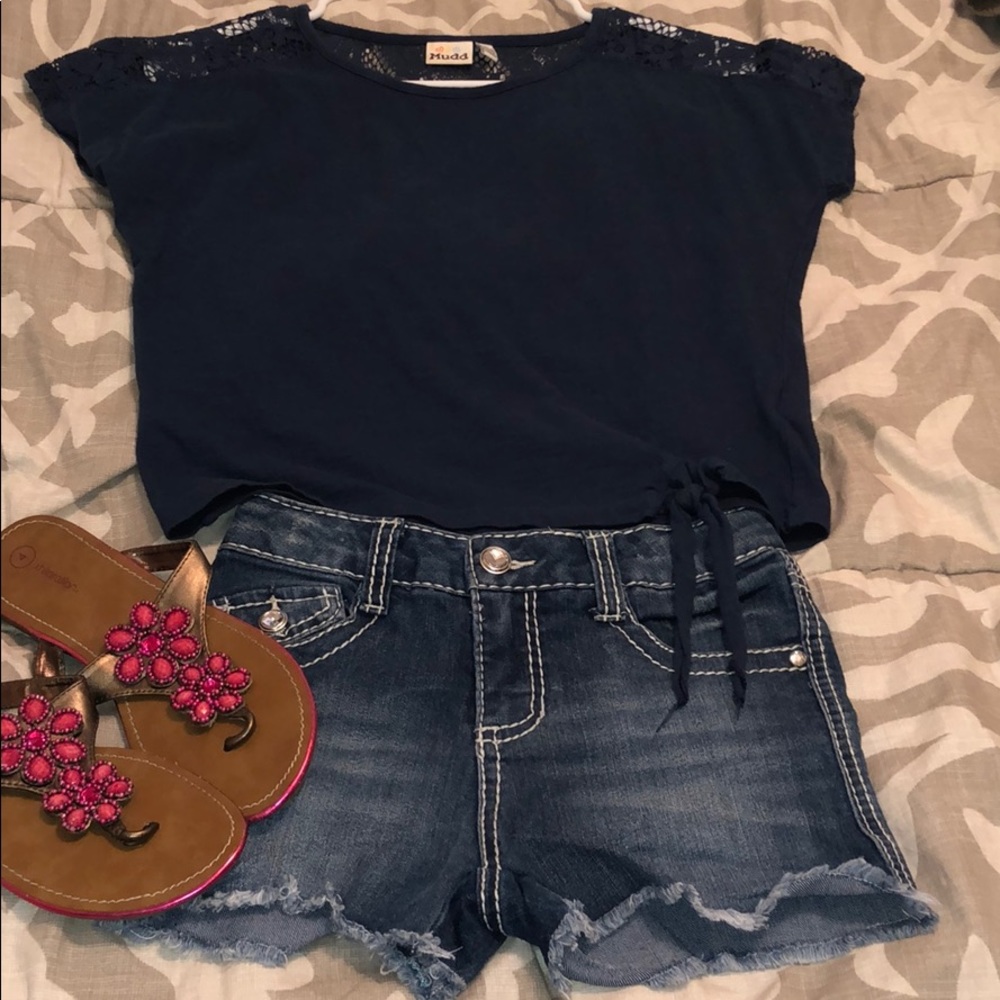 Navy Mudd Shirt - Size M